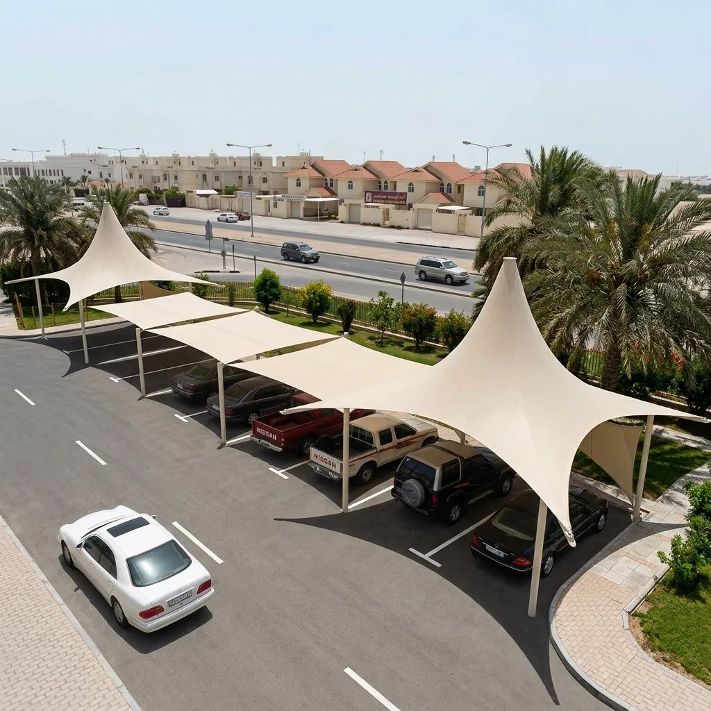 Car Parking Tensile Structure